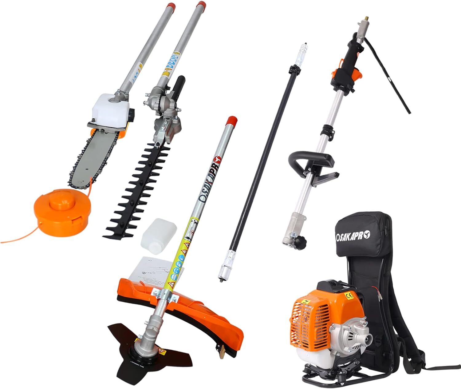 Backpack 4 in 1 Multi-Functional Trimming Tool, 52CC 2-Cycle