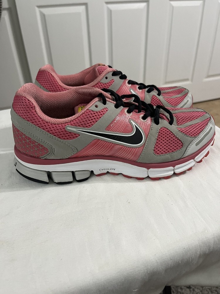 Nike Livestrong Flywire Women's Running Shoes Pink Grey Size 7