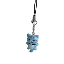 Cute Cat Pendant Phone Chain Strap Lanyard Kitten Keychain Backpack Ornaments