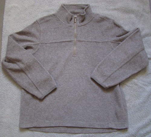 Sweat Polaire Beige Marks And Spencer Fille 13-14 Ans 1/4 Zip - Très Bon état