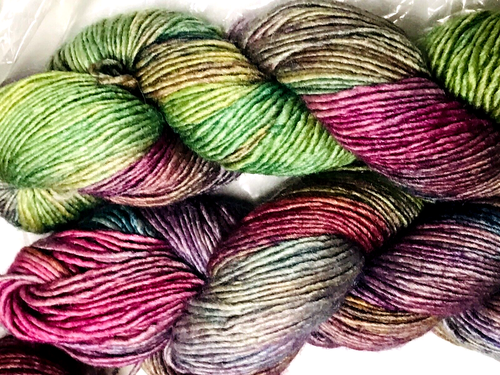 ARCO IRIS Floral-Multis 150y Skein Malabrigo SILKY MERINO Soft Wool+Silk DK YARN - Picture 2 of 2