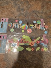 Jolee's boutique tidal waves dimensional stickers, a day at the beach