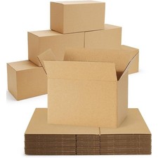 Shipping boxes, 10/15 count, 6 x 4 x 3.5 inches, suitable for mailing.