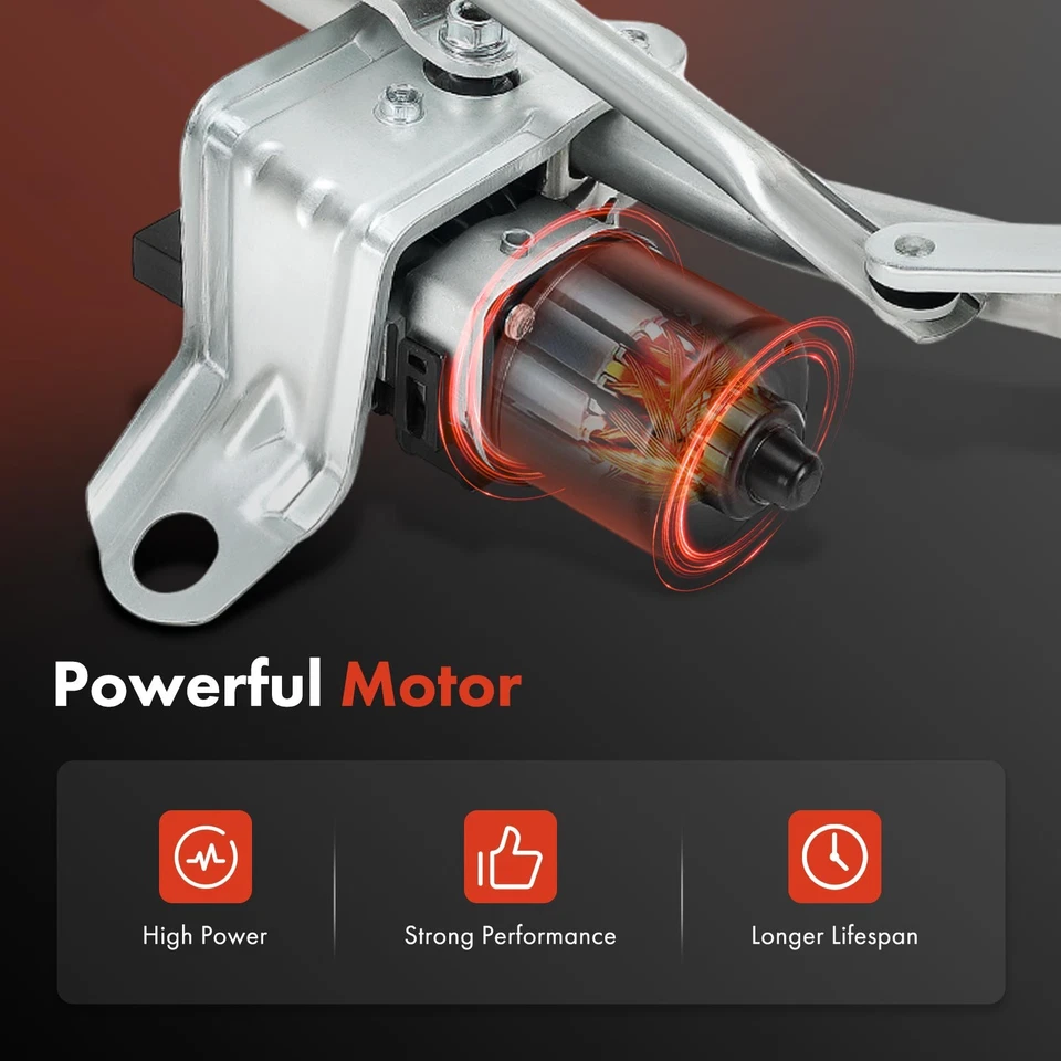 Front Wiper 电机和联动 Assy 适用于雪佛兰 Cobalt 2005 - 2010 庞蒂克 G5 Pursuit — 第 3/4 张图片