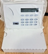 DMP 7070-W Thin LCD Keypad 4 Zones White SC Key - NEW READ