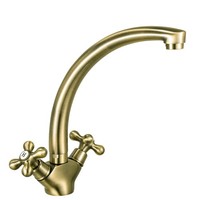 Ferro Retro Bronze Zweigriff KüChenarmatur SpüLtischarmatur KüChen Wasserhahn