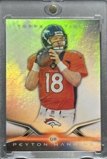 PEYTON MANNING RARE HOLO REFRACTOR FOIL SPORTS CARD BRONCOS MINT MVP