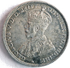 1916 M AUSTRALIA SHILLING - AU - KEY DATE Excellent Silver Coin - lot #U9