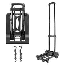 Folding Luggage Cart, Expandable Heavy Duty Folding Hand Truck, 270lbs Multi-...