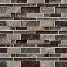 Urbano Brown Glass  Stone Mosaic Tile for Stunning Backsplashes