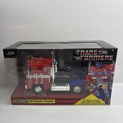 Jada Transformers G1 Style Autobots OPTIMUS PRIME Collector Car New Hasbro 2022