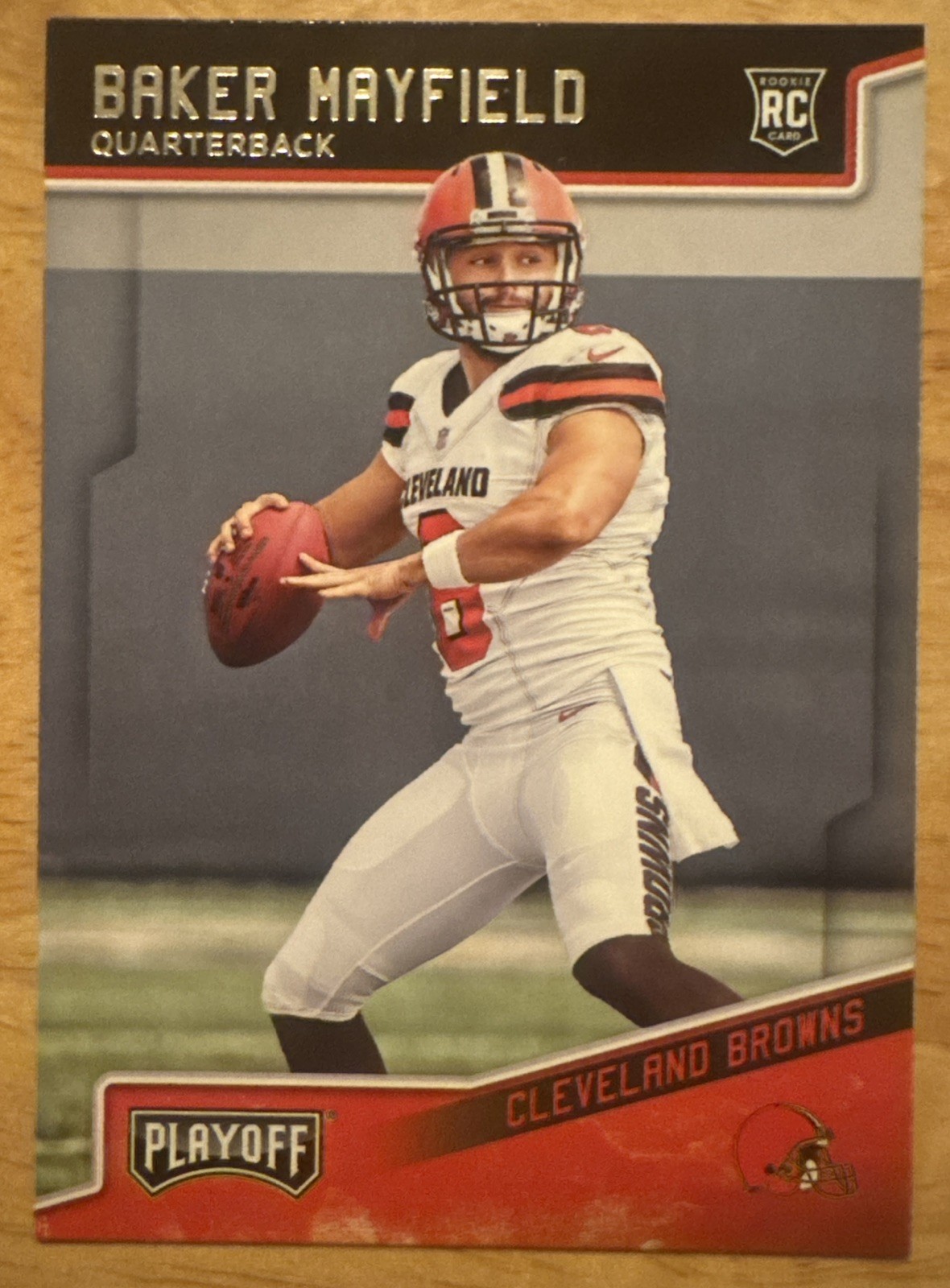 Baker Mayfield 2018 Playoff Rookie Card #202 (7744)