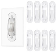 Wall Switch Guards Plate Covers Child Safety Home Decor 8 Pack , Clear - Kee...