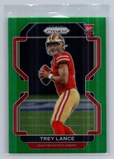 2021 Panini Prizm #333 Trey Lance Green