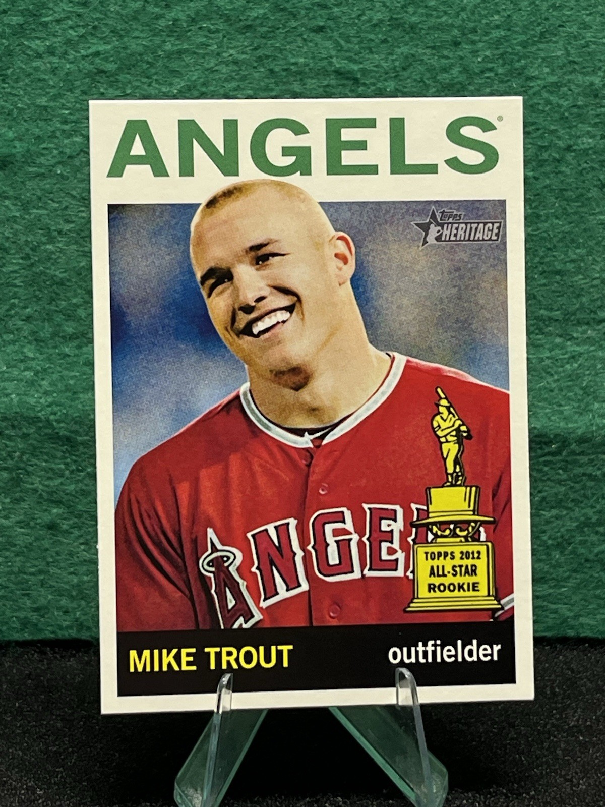 Mike Trout 2013 Topps Heritage #430 All Star Rookie High # SP