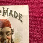 Victorian Trade Card- Hand Made- Globe Tobacco Co. Detroit, MI- Rare! — photo 3