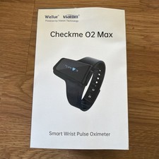 Wrist Pulse Oximeter Wellue O2 black watch, new HR heart rate