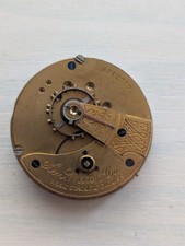 Vintage Waltham Grade A.W.Co Model 1883 18S 7J Pocket Watch Movement (Spares)