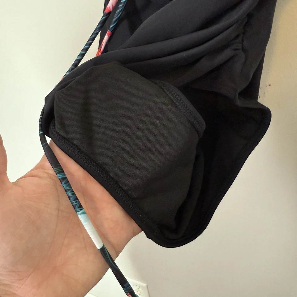 Traje de baño floral de una pieza para mujer 12 W Tropical Resort vacaciones playa isla de verano Foto 4 de 4