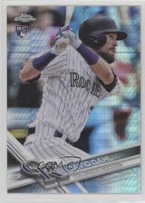 2017 Topps Chrome Prism Refractor David Dahl #186 3a3