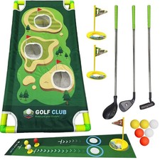 Toddler Golf Clubs Set - Kids Retractable Indoor Outdoor Game