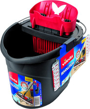 Revolution Sistema Lavapavimenti Con Secchio E Piastra Piatta, Panno in Microfib