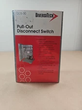 Diversitech DDS-30 Pull-Out Disconnect Switch 30A Fusible Fuse Box New Sealed 