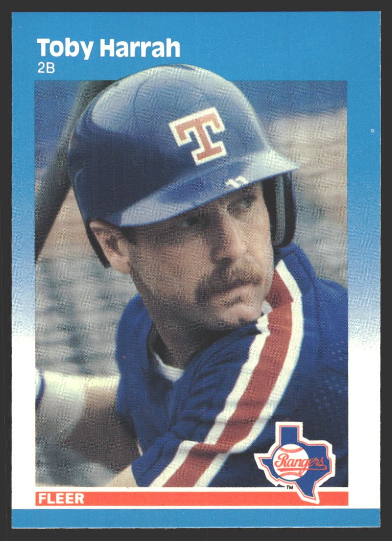 Toby Harrah #125 1987 Fleer Glossy Texas Rangers