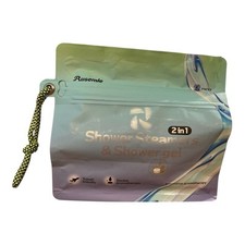 Rusemle Shower Steamers and Shower Gel, Two In One Treat, Travel Friendly - New
