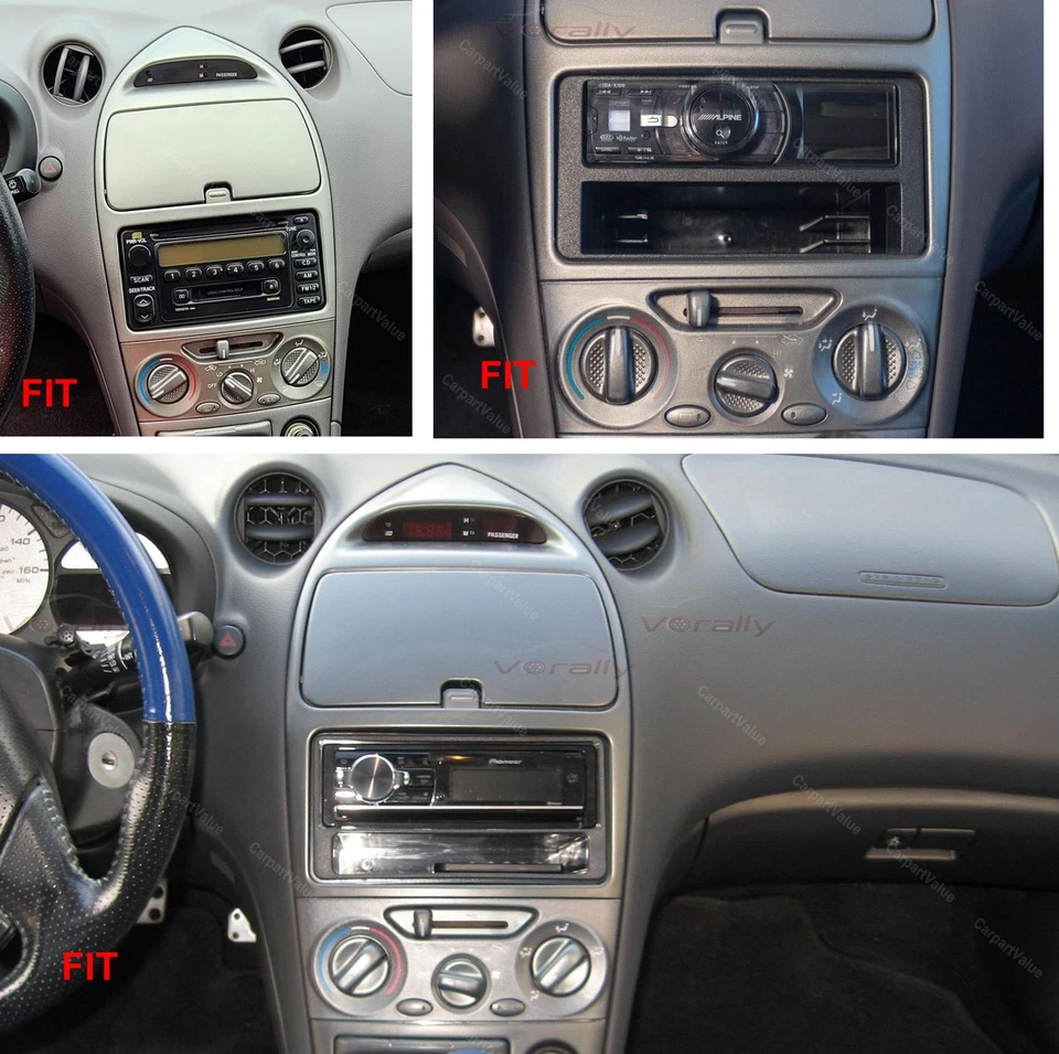 For Toyota Celica 2000–2005 Apple CarPlay Android Auto Radio GPS Stereo BT + Cam - Imagem 2 de 4