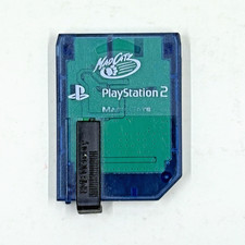 Sony Playstation 2 Madcatz  BLUE Magic Gate 8mb Memory Card