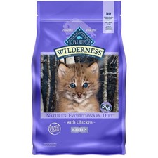 Wilderness High Protein Chicken Dry Cat Food for Kittens Grain-Free 4 lb Bag 8.41 per pound