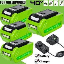 For Greenworks 40V 8.0Ah G-MAX Battery Lithium 29472 29462 29252 20202 Charger