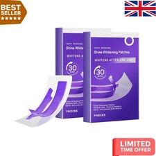 Image of Professional-Grade Purple Teeth Whitening Strips - 14 Pcs with Color Correction