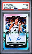 2024 PANINI DONRUSS SIGNATURE SERIES #SSRRB RYAN ROLLINS PSA 9