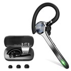 New ListingHeibas Bluetooth Headset Wireless Bluetooth Earpiece with 500mAh Charging Cas.