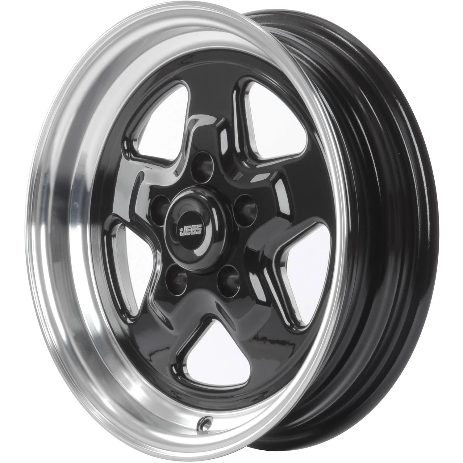 JEGS 66152 Sport Star 5-Spoke Wheel [Size: 15" x 4"]