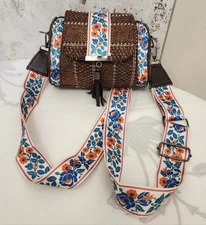 Handmade Vault Sling Double Partition With Tassel Magnetic Flap For Women's