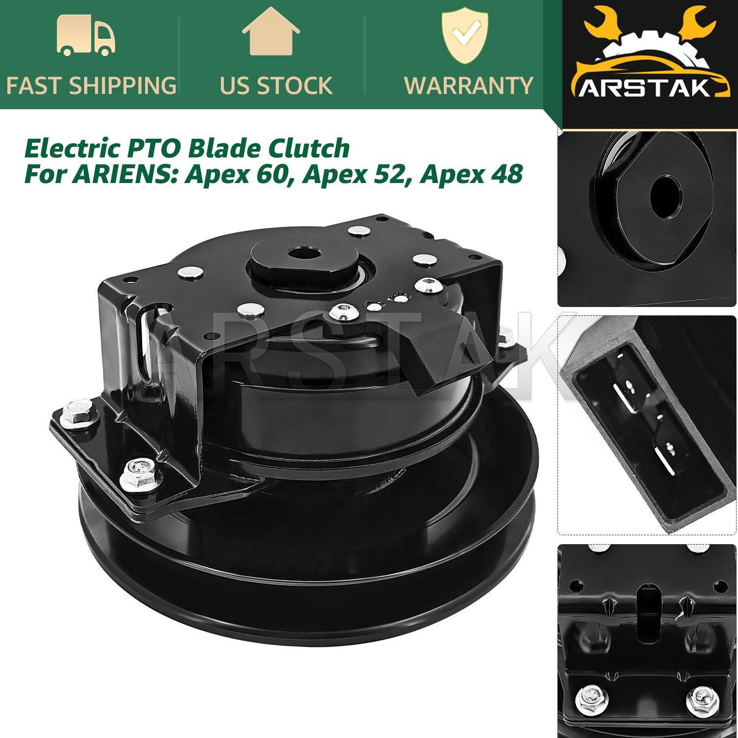 Electric PTO Blade Clutch For Ariens Gravely Ogura 59118500 05118900 53797600