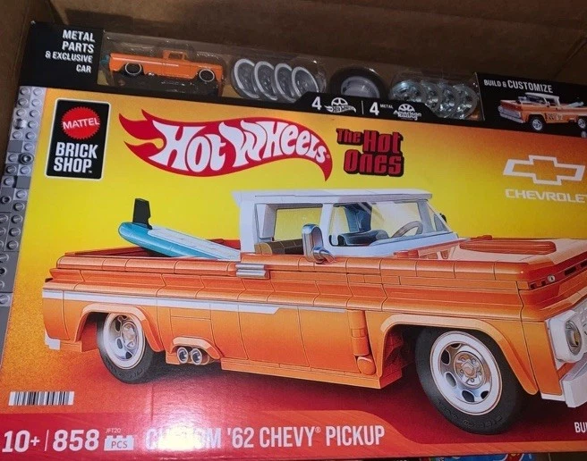 Hot Wheels Custom ’62 Chevy Pickup The Hot Ones Brick Shop - Image 2 of 2