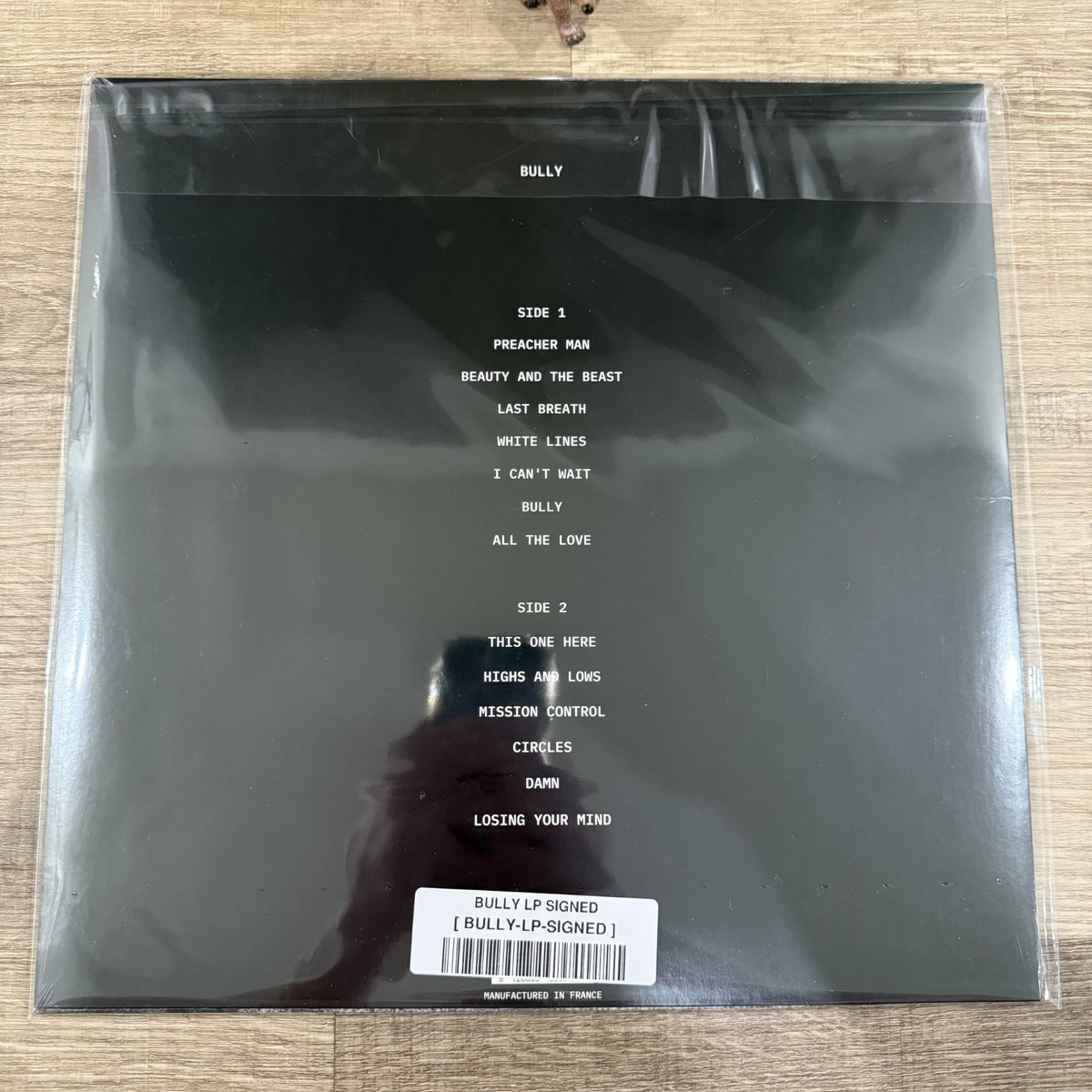 Kanye West Ye Bully Signed Insert Vinyl LP Black Autographed