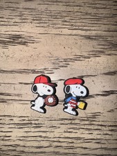 Set Of 2 - New Snoopy Shoe/croc Charms