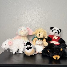 Webkinz Ganz Plush Lot 7 No Codes Lil' Kinz White Rat Mouse Golden Retriever
