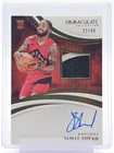 JAMAL SHEAD 2024-25 IMMACULATE RPA ROOKIE PATCH AUTO /99 #140 RAPTORS RC Q2091