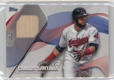 2017 Topps Major League Material Carlos Santana #MLM-CSN 7eo