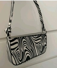 Women's Primark Zebra Print Baguette Shoulder Bag Brand New with Tags