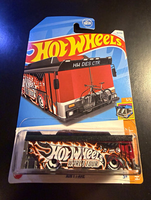 Hot Wheels Ain't Fare Bus Black/Red/White 1:64 Diecast 2021 Unopened Box