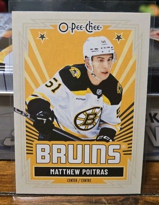 2025-26 OPC Retro #326 Matthew Poitras - Boston Bruins