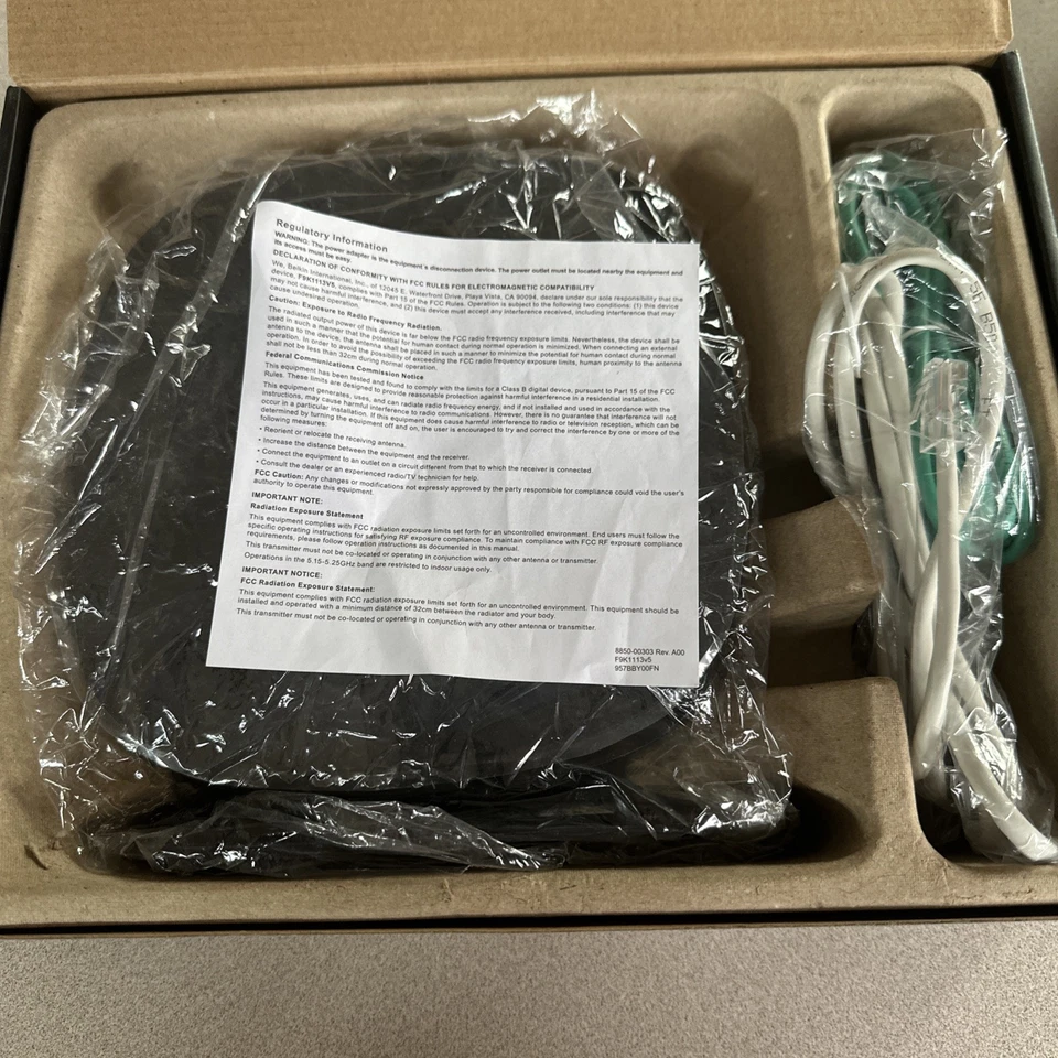 Belkin AC 1200 DB Wi-Fi Dual-Band AC+ Gigabit Router (F9K1113) - No Power Cord - Image 2 of 4