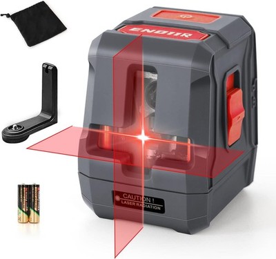 Red Self Leveling Cross Line Laser Level Waterproof Tool